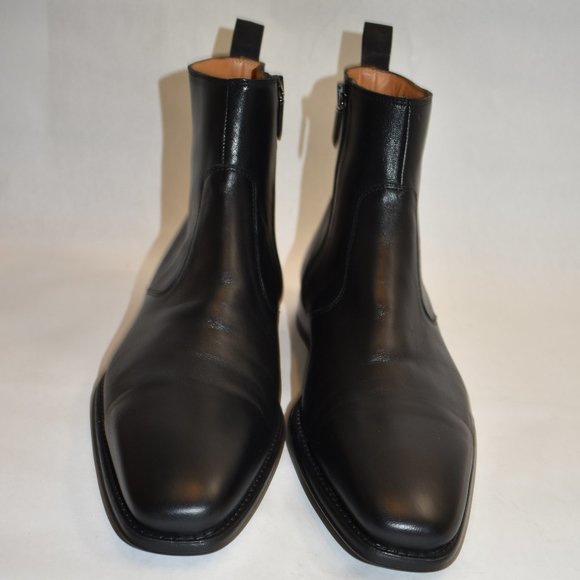 MAGNANNI Men's Jalen Square Toe Zip Boots Black Size 11.5 M 24202 - Picture 8 of 10